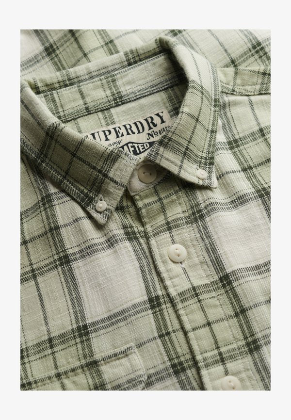 Superdry & Co THE MERCHANT STORE - LITE CHECK - Shirt - cedar check sage