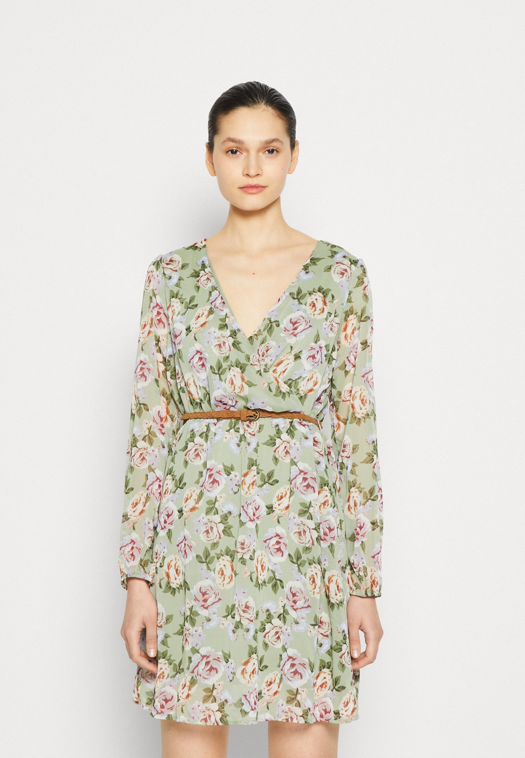 ONLY ONLMEDINA WRAP BELTED DRESS