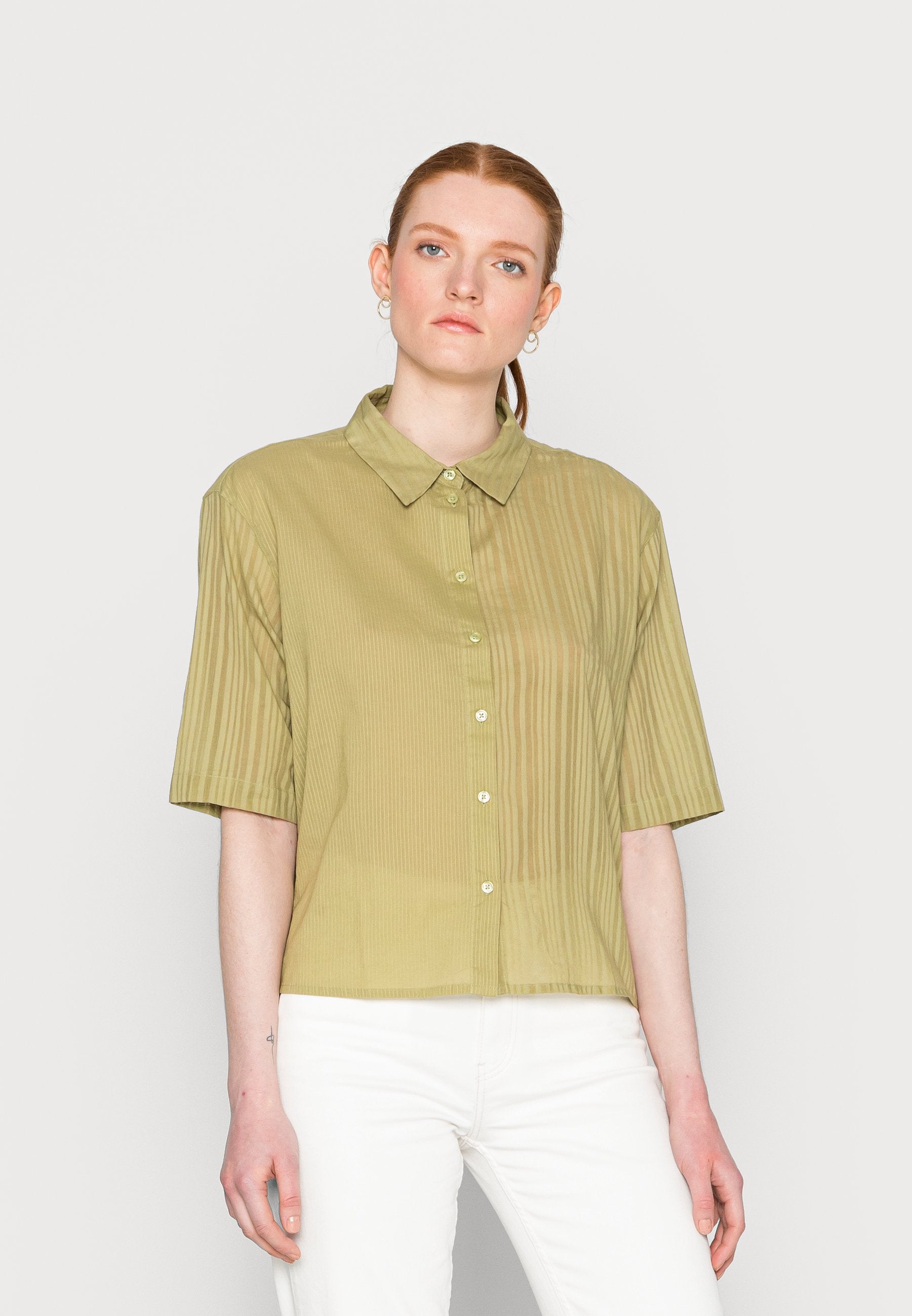 TOM TAILOR BLOUSE TONAL STRIPE MIX