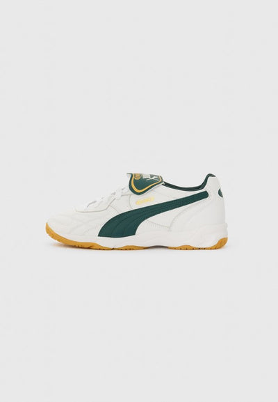 Puma KING - Indoor football boots - white/green