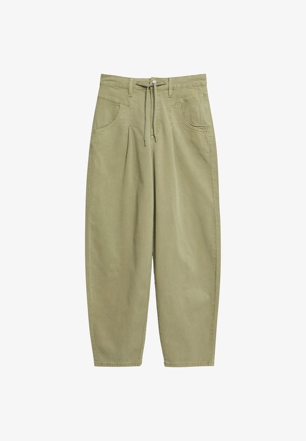 s.Oliver HOSE - Baggy Jeans - olivgrün