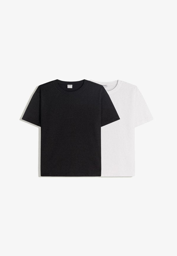 Bershka PACK OF 2 - Basic T-shirt