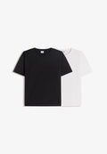 Bershka PACK OF 2 - Basic T-shirt