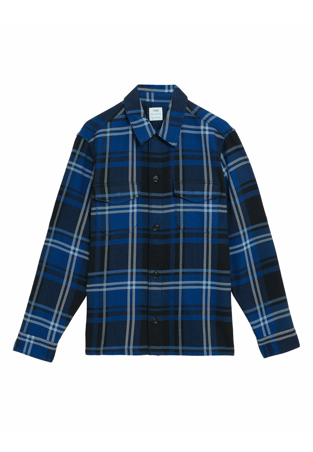 Marks & Spencer DOUBLE FACE CHECK OVERSHIRT