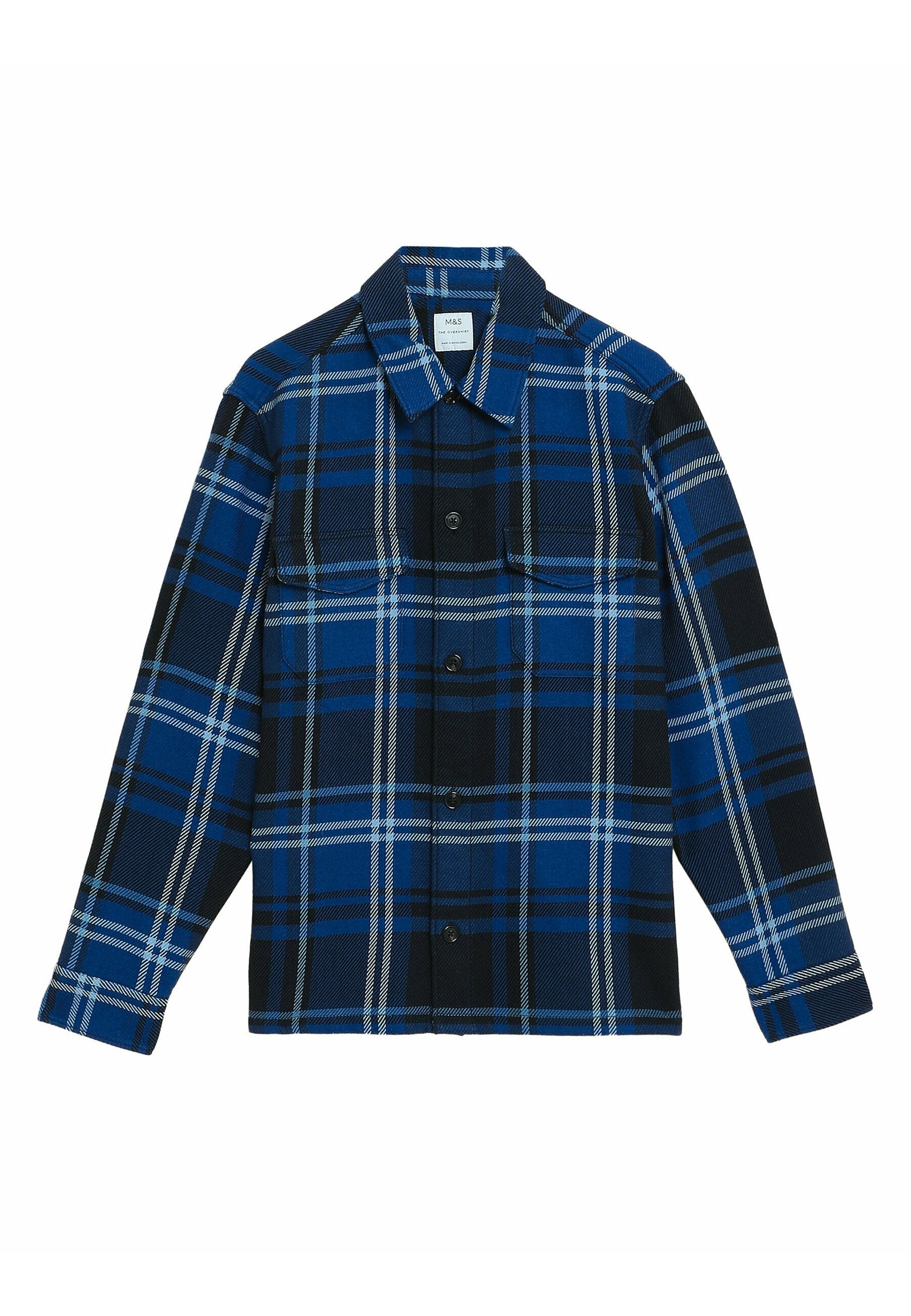 Marks & Spencer DOUBLE FACE CHECK OVERSHIRT