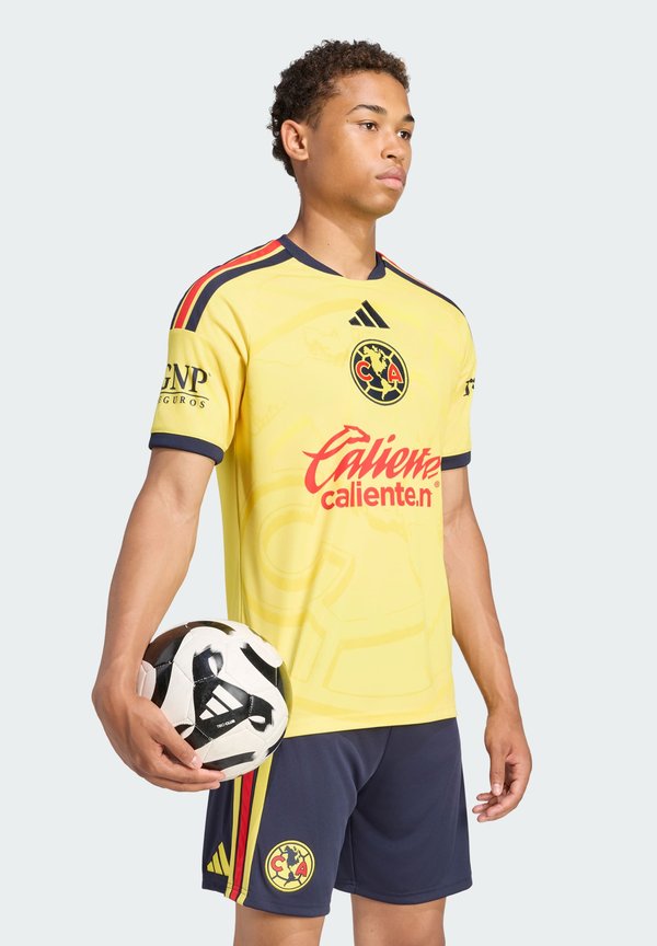 adidas Performance CLUB AMERICA 26/27 HOME JERSEY - Club wear - impact yellow/legend ink