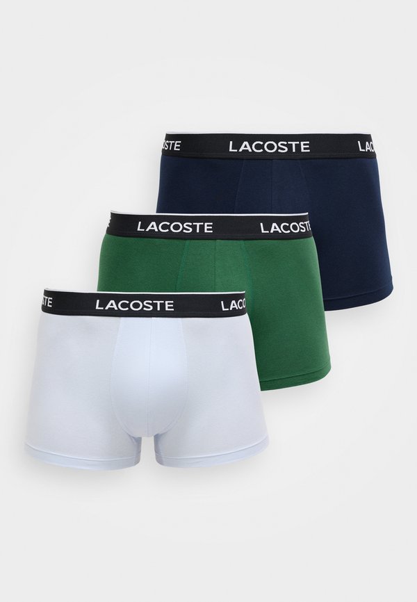 Lacoste COURTS 3 PACK - Trunks - green/dark blue/light blue