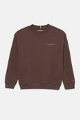 BRUSHED FLEECE LOGO SWEATSHIRT Media 1