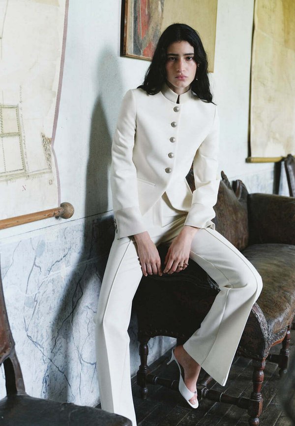 Mango ADULT - Trousers - off white