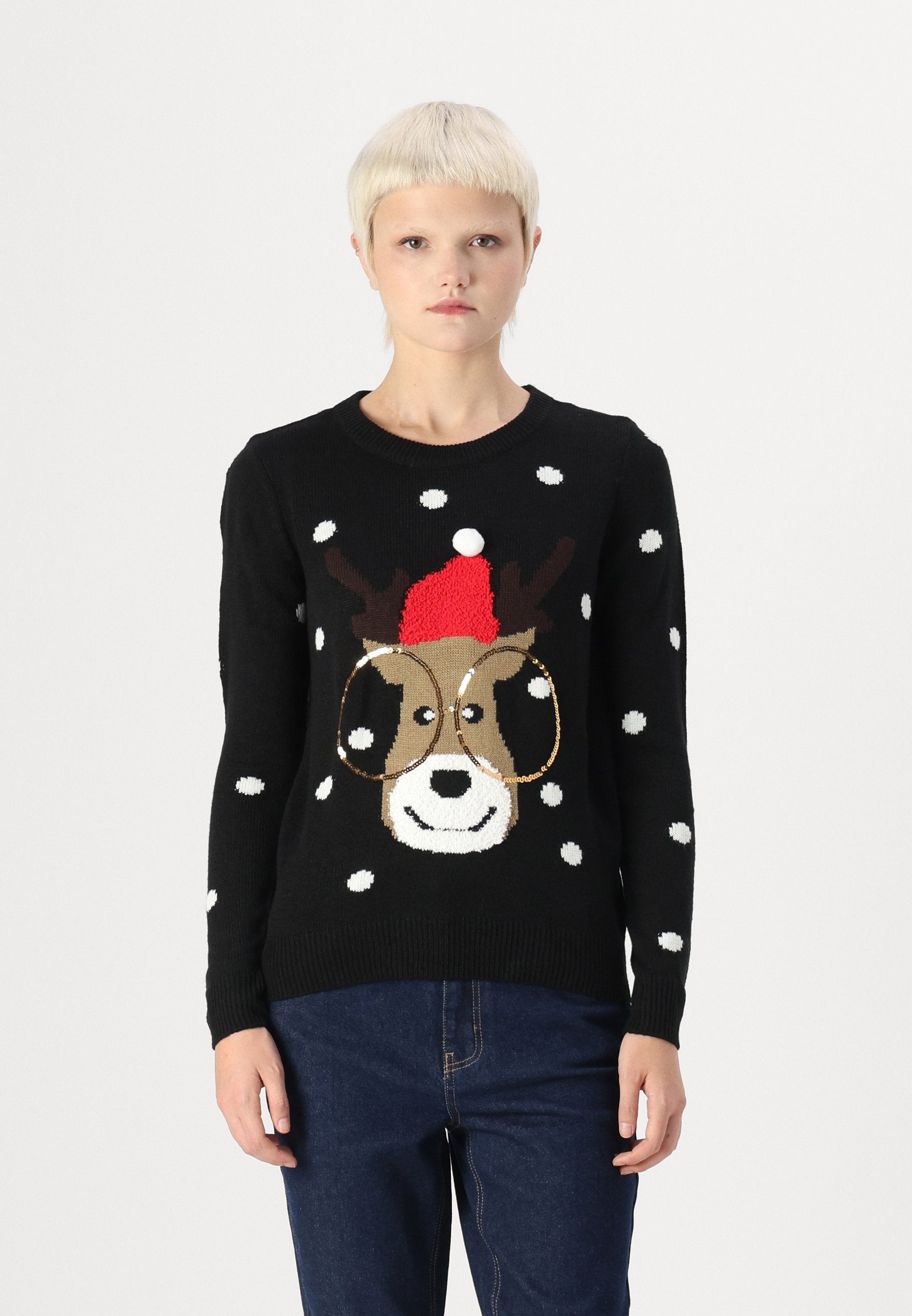 Vero Moda VMTINSEL LS O NECK NVL REP