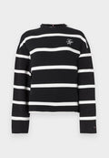 LOGO EMBROIDERY TERRY CREW NECK SWEATSHIRT Media 1