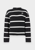 Tommy Hilfiger LOGO EMBROIDERY TERRY CREW NECK SWEATSHIRT - Sweatshirt - black/calico