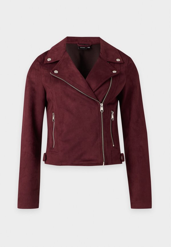 Vero Moda VMJOSE - Faux leather jacket - windsor wine
