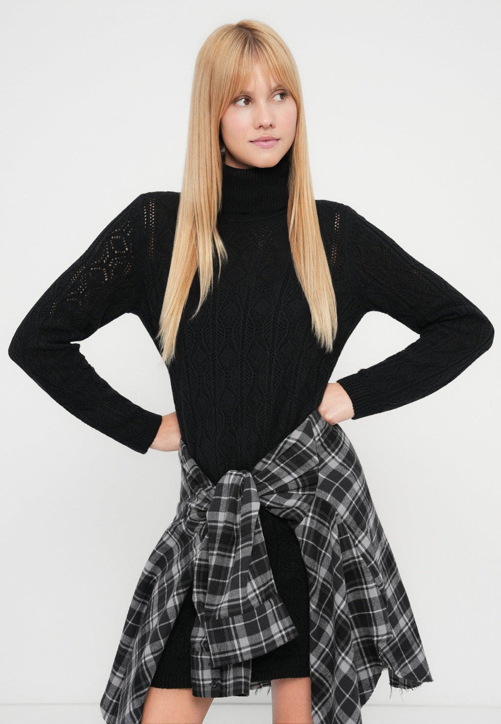 GAP T NECK MINI ALINE DRESS