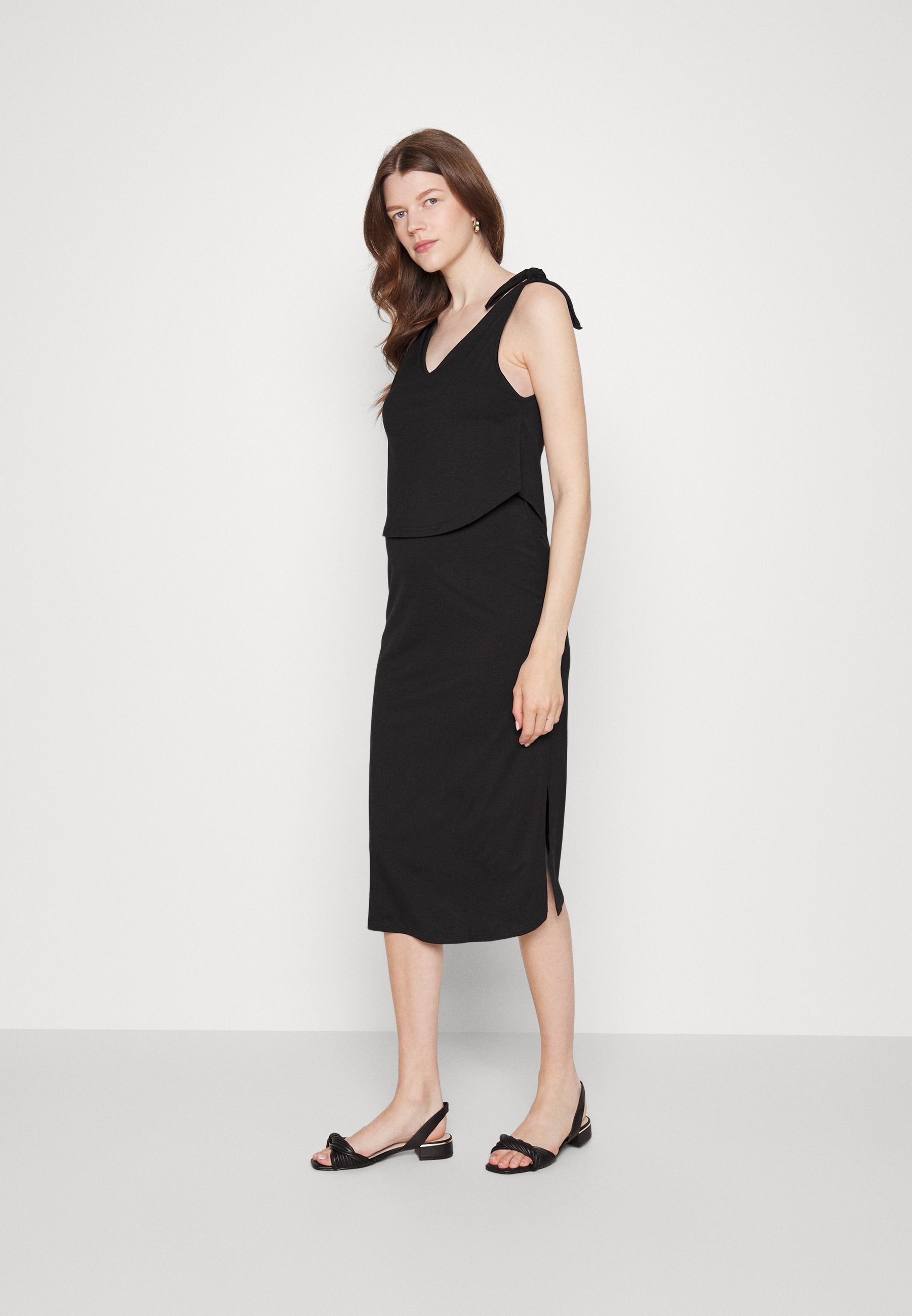 MAIAMAE KNOT SHOULDER DRESS