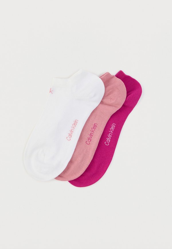 Calvin Klein Underwear WOMEN 3 PACK - Sneaker socks - rose pink