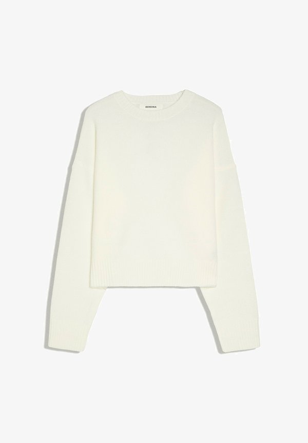 Bershka CREW NECK-JUMPER - Jumper - beige