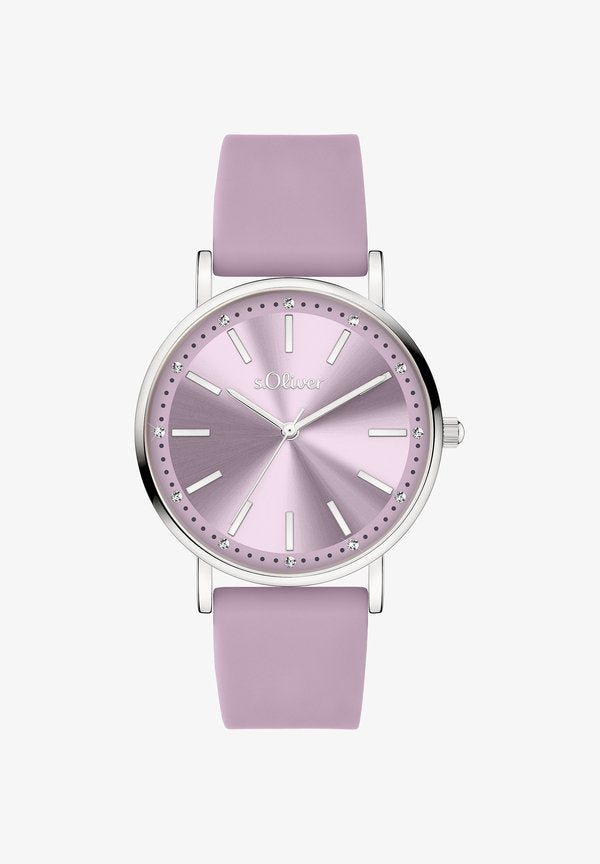 s.Oliver MODERN STATEMENT - Watch - lila