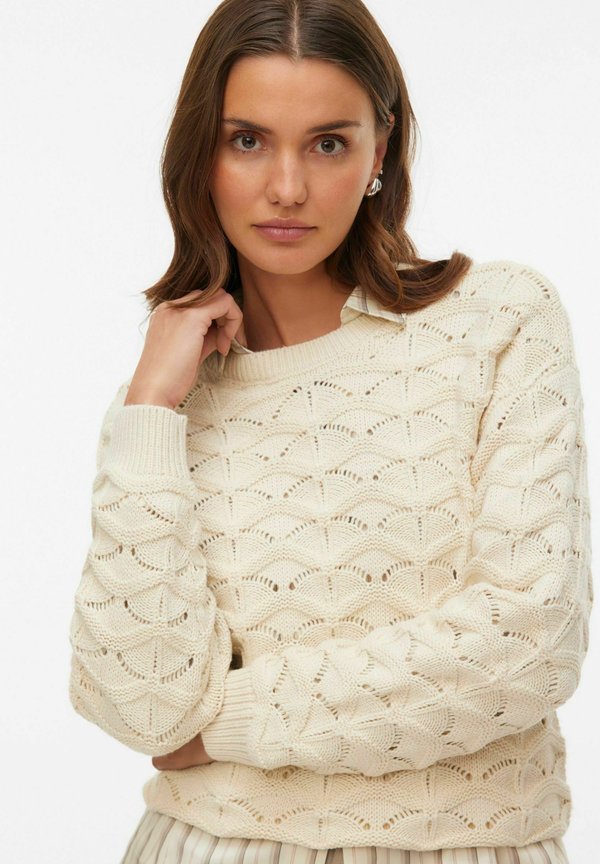 Vero Moda Knitted VMINDIGO Knitted - Jumper - birch