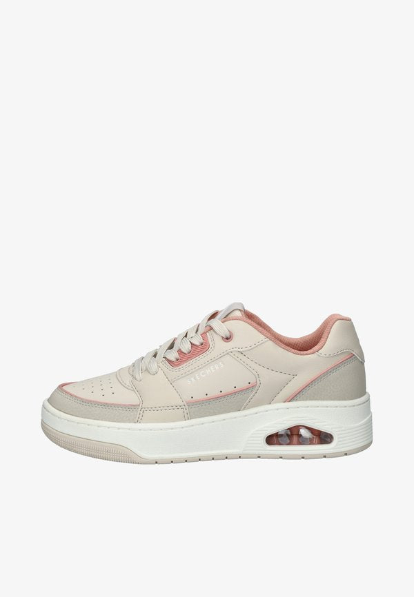 Skechers UNO COURT COURTED - Trainers - beige