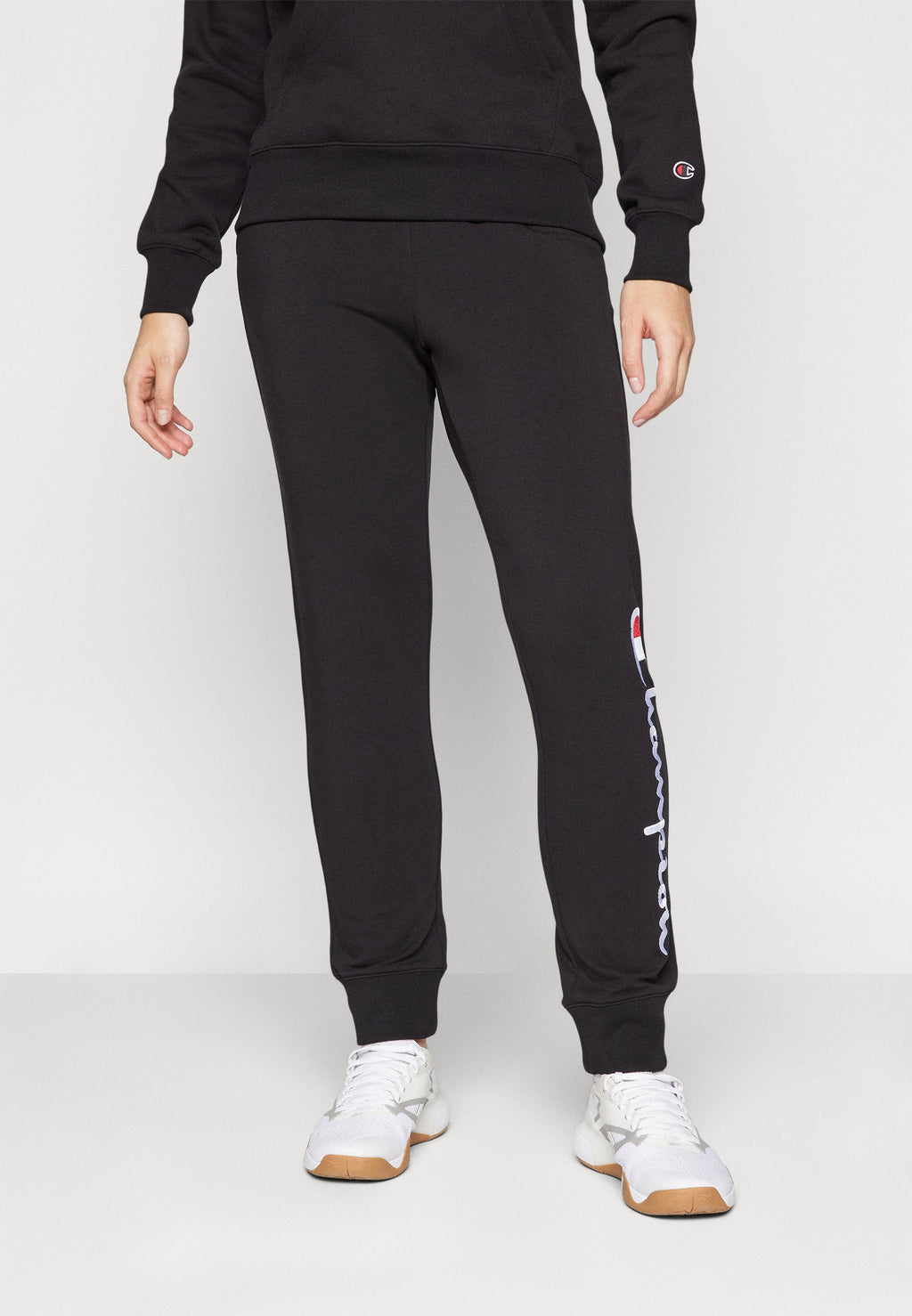 Champion ICONS CUFF PANTS WITH LARGE LOGO