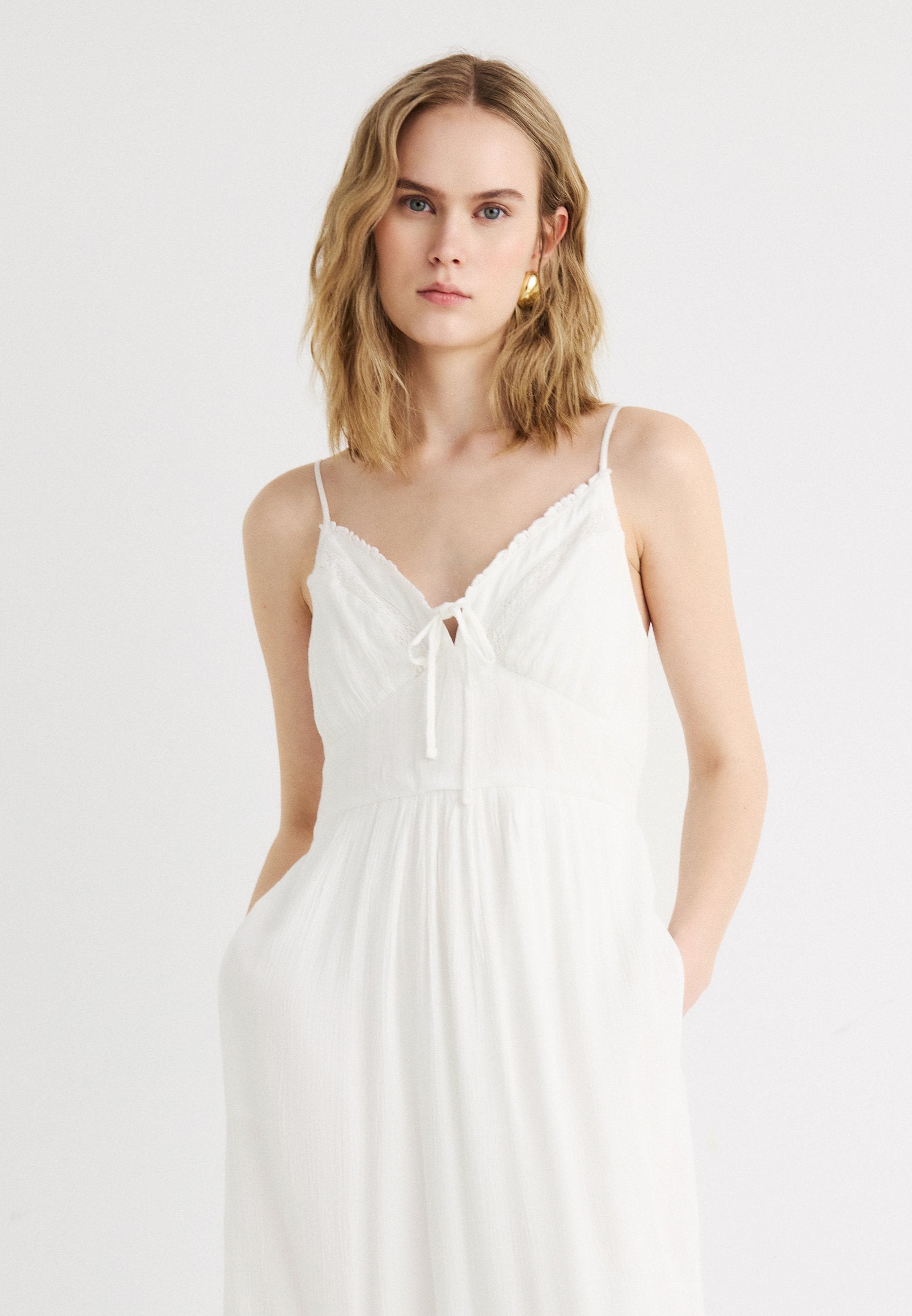 Hollister Co. BARE INSET MAXI DRESS