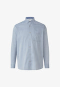 s.Oliver REGULAR FIT MIT TASCHE - Shirt - hellblau