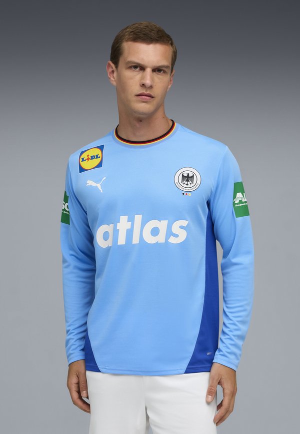 Puma DEUTSCHER HANDBALLBUND TORWART - Long sleeved top - team light blue-blue intense