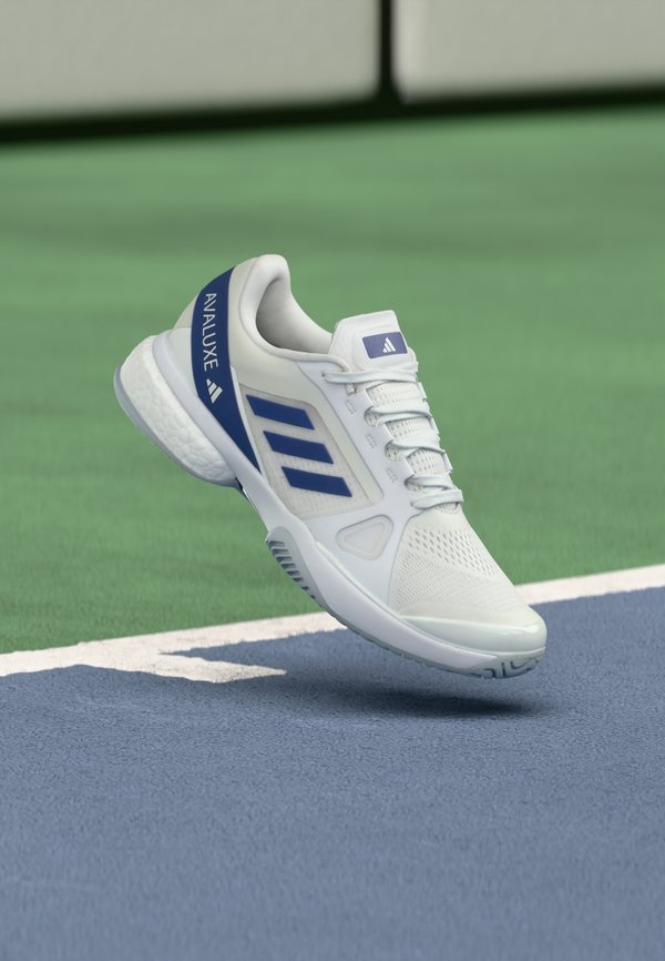 adidas Performance AVALUXE - Multicourt tennis shoes - footwear white/dark blue/crystal sky