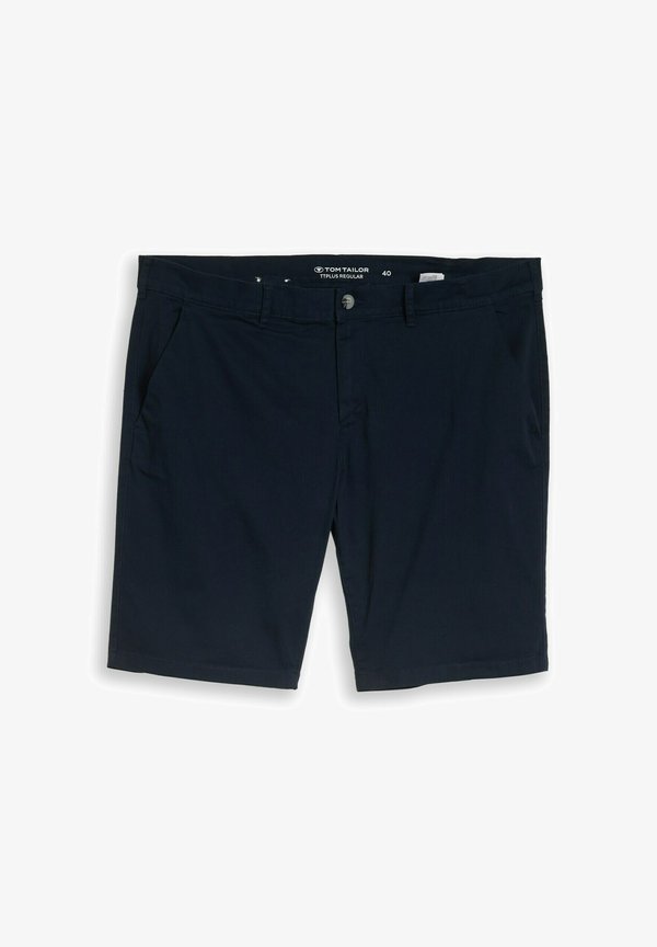 TOM TAILOR TOM TAILOR HOSEN & CHINO PLUS SIZE - SLIM CHINO SHORTS - Shorts - sky captain blue