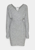 Even&Odd WIDE BATWIG SLEEVES MINI BODYCON DRESS