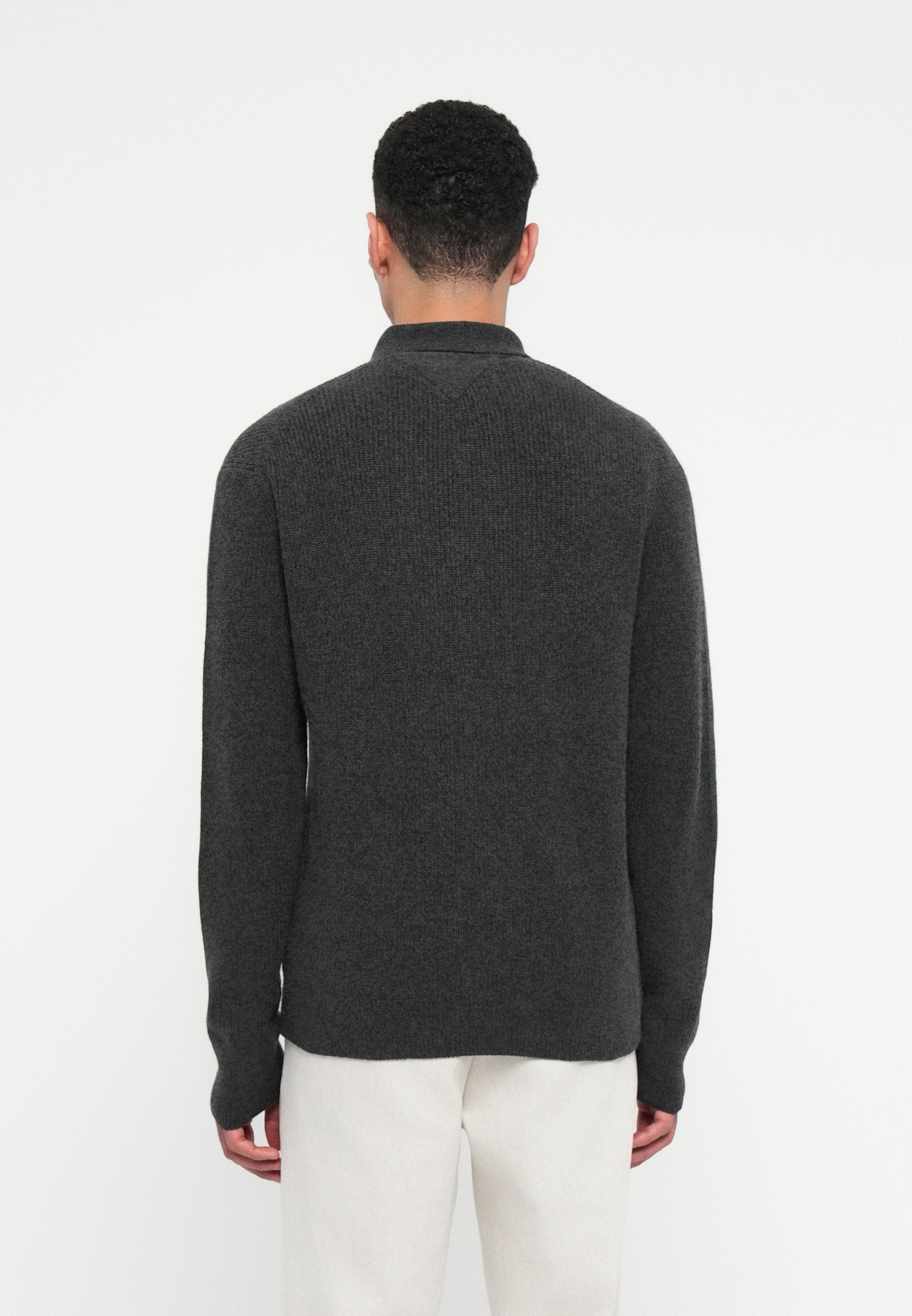 FISHERMAN RIB-KNIT COACH JACKET WITH WOOL Media 4