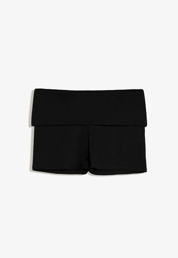 Bershka SHORTS - Leggings - Trousers - black