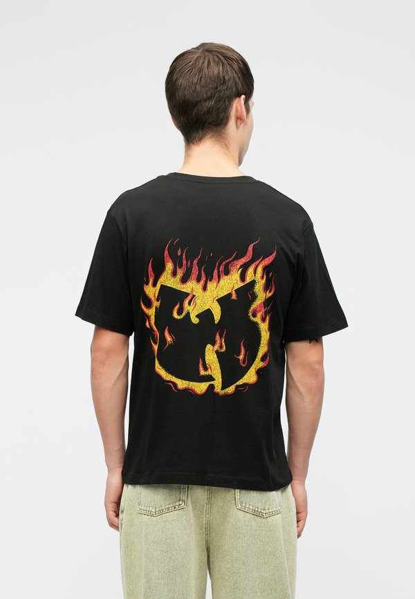 Jack & Jones JORWUTANG CLAN TEE CREW NECK - Print T-shirt - black