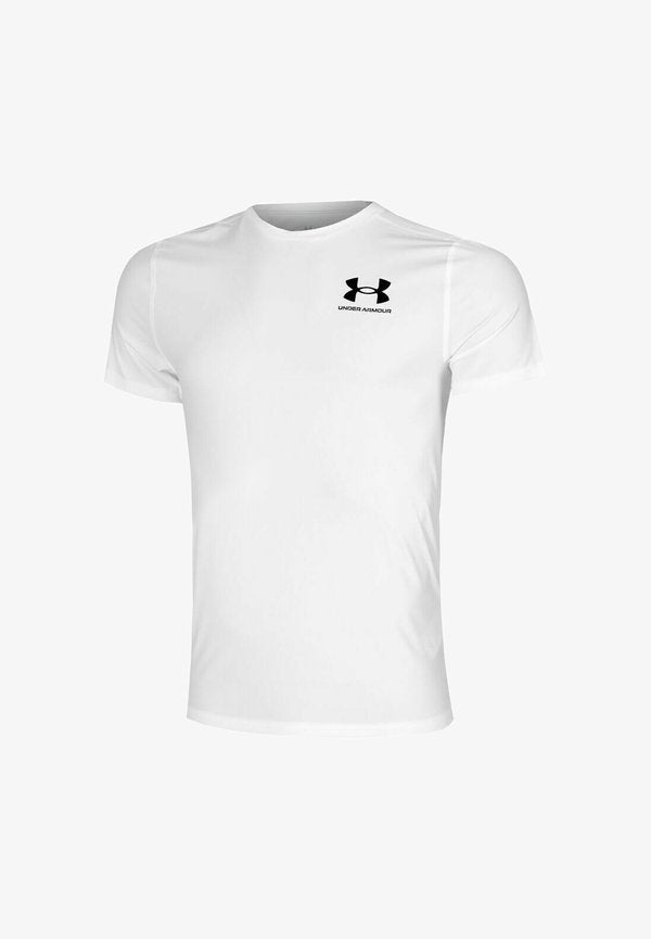 Under Armour HEATGEAR FITTED - Sports T-shirt - white white