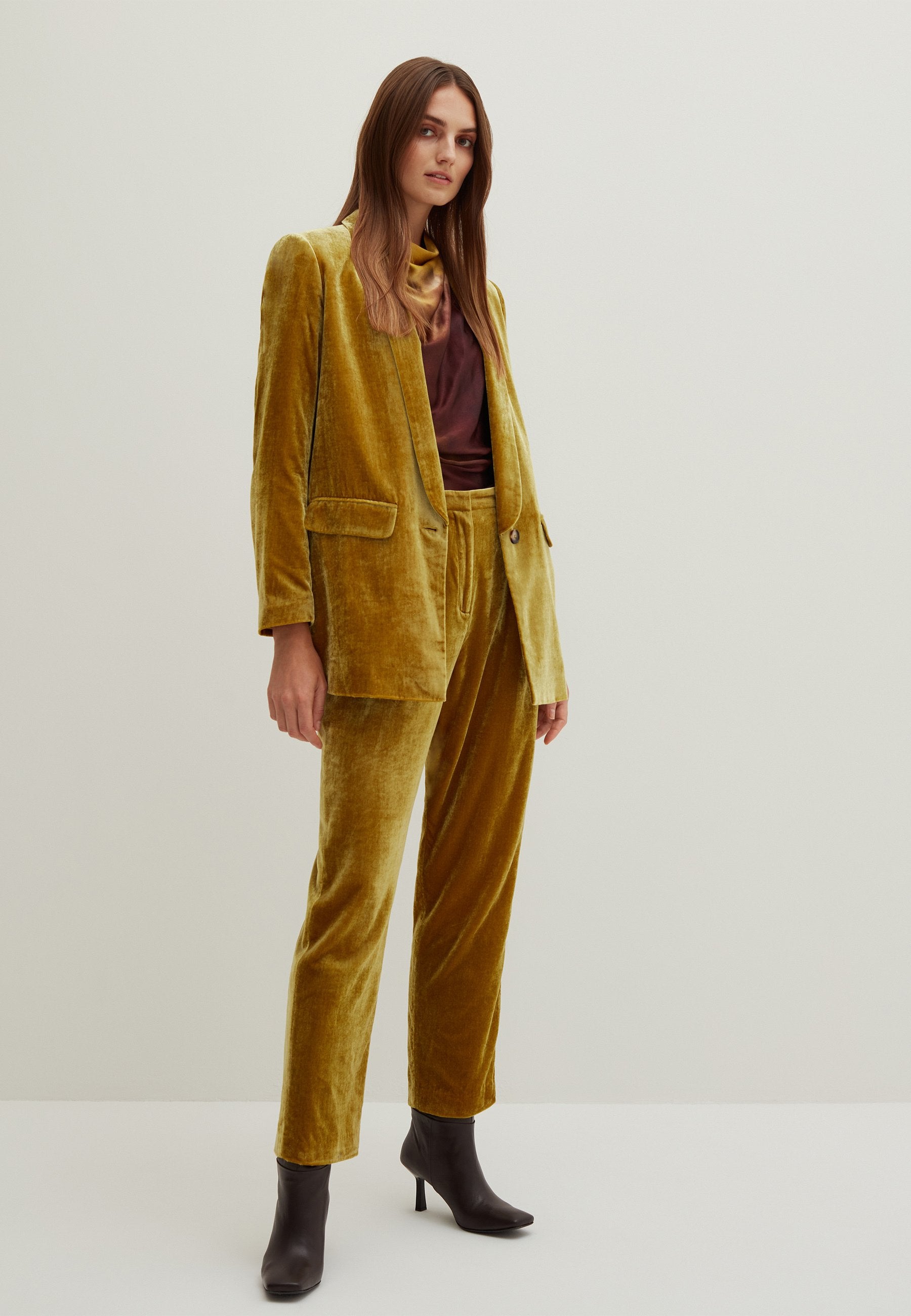 Stefanel TROUSERS IN VELVET