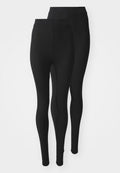 ONLY ONLLIVE LOVE NEW 2 PACK - Leggings - Trousers - black