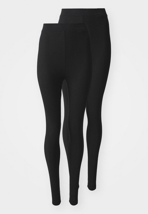 ONLY ONLLIVE LOVE NEW 2 PACK - Leggings - Trousers - black