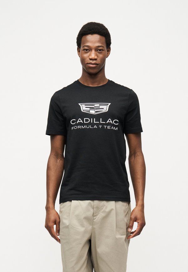 Tommy Hilfiger TH X CADILLAC FORMULA 1 TEAM BIG LOGO TEE UNISEX - Print T-shirt - black