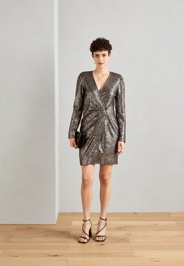 Scotch & Soda MINI DRESS IN MIXED SEQUINS