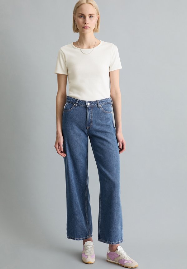 Marc O'Polo DENIM MARC O'POLO DENIM JEANS MODEL TOMMA WIDE CROPPED AUS LYOCELL-MIX OHNE STRETCH