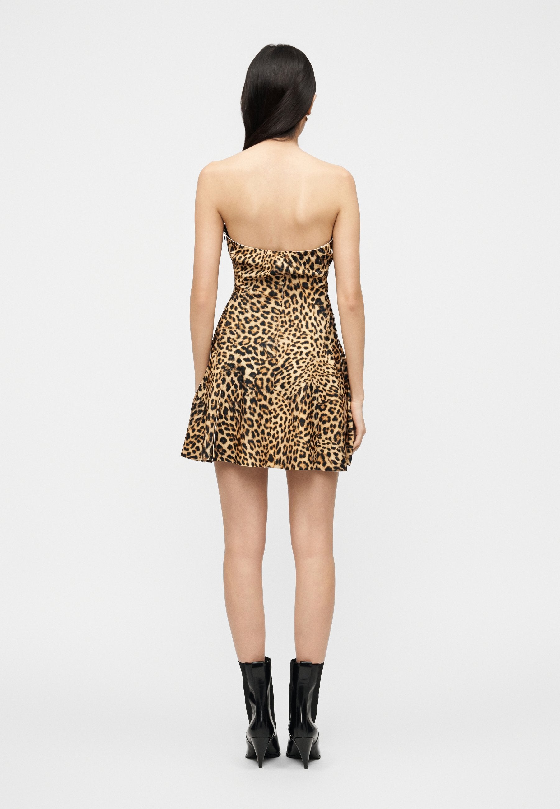 Norma Kamali STRAPLESS GRACE MINI DRESS