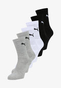 Puma 6 PACK - Sports socks - black/white/grey