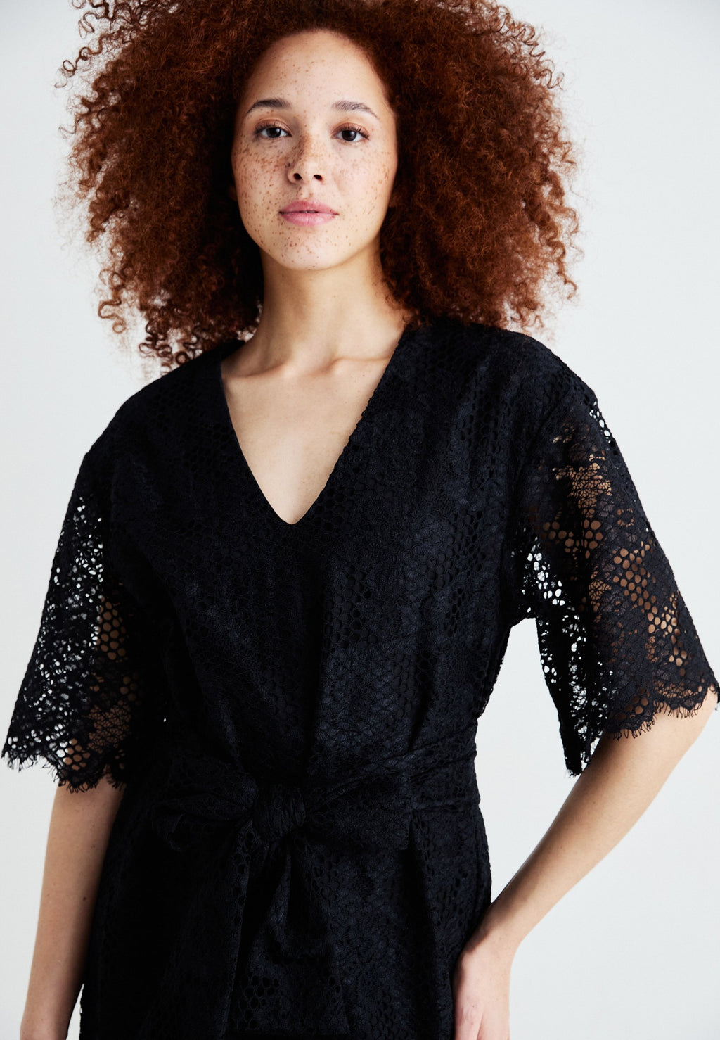 Selected SLFMILLY 2/4 MIDI  DRESS