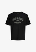 Jack & Jones JJEDENVER LOGO TEE SS O-NECK SN - Print T-shirt - black