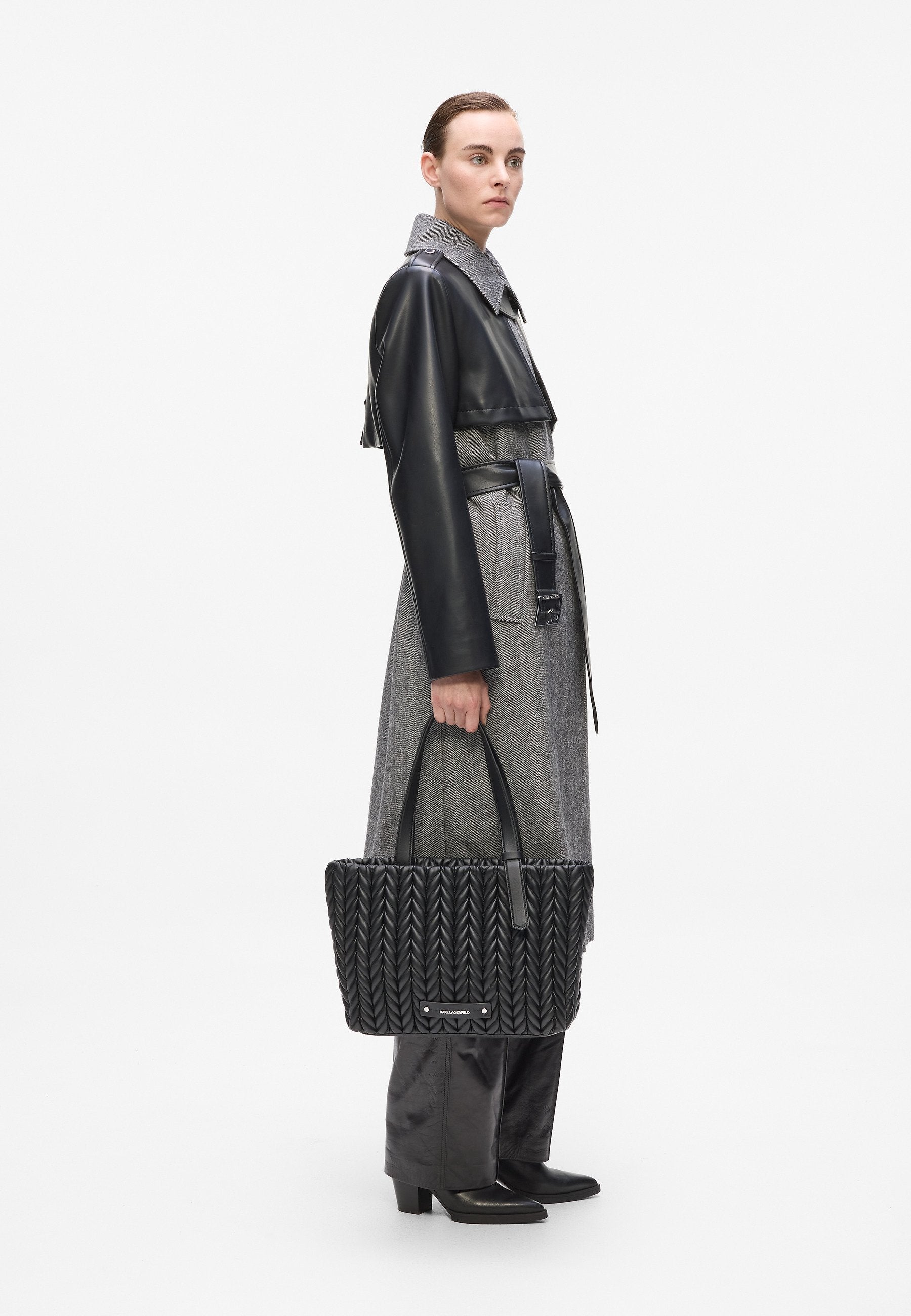 KARL LAGERFELD WEAVE TOTE