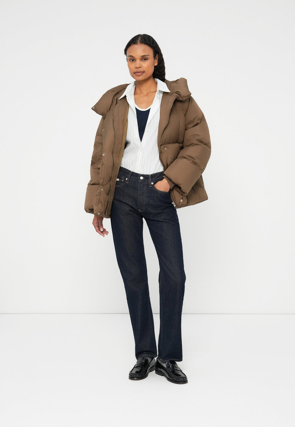 WATER REPELLENT DOWN WRAP JACKET Media 2