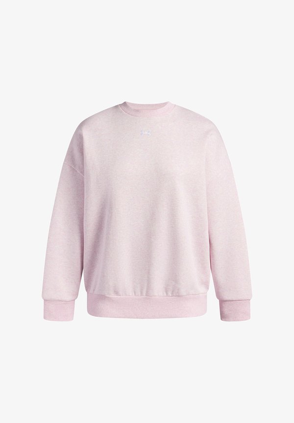 Under Armour RIVAL CREW - Sweatshirt - prime pink