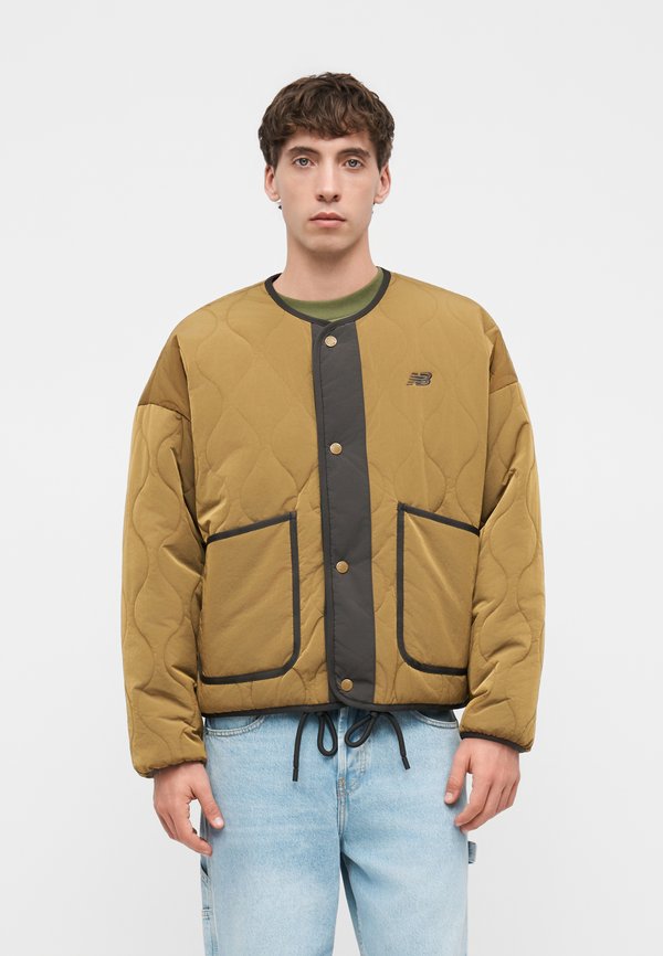 New Balance QUILTED - Light jacket - bark