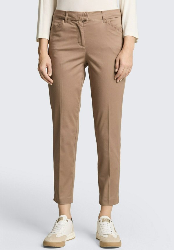 TOM TAILOR TTMIA SLIM - Chinos - taupe grey